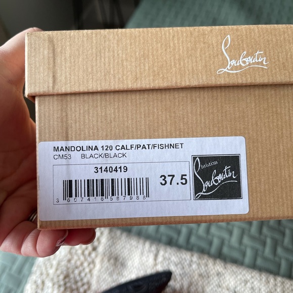 Christian Louboutin black statement booties! 37.5 - Picture 6 of 8